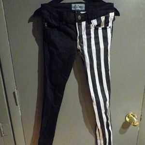 Royal bones split leg jeans